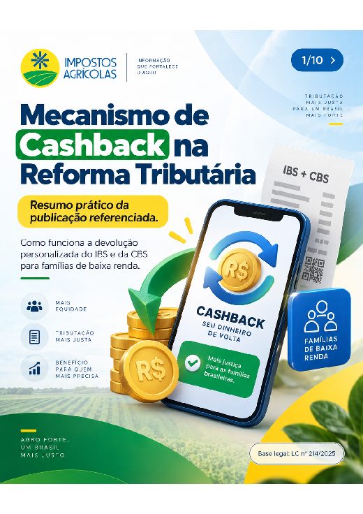 Cashback na Reforma Tributária: como vai funcionar a devolução de IBS e CBS?